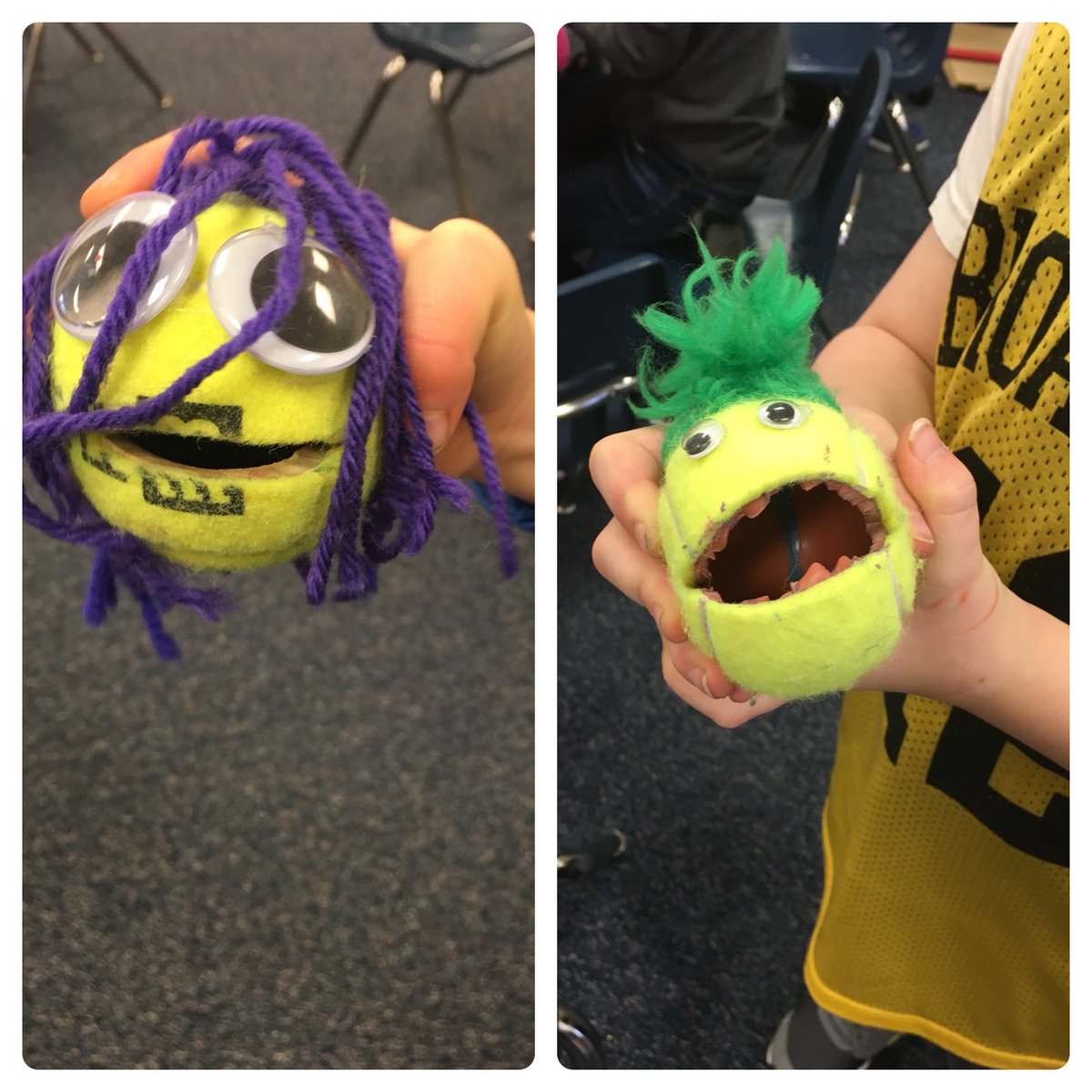 TeamVos's tweet image. What a fun way for kindergarteners to strengthen fine motor muscles! #NoWorksheetNoProblem #AACPSAwesome