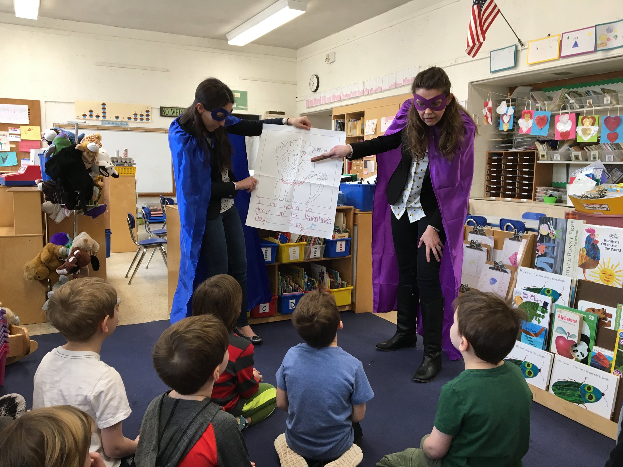 Chappaqua Central School District on Twitter "Superheroes descend on Roaring Brook to help