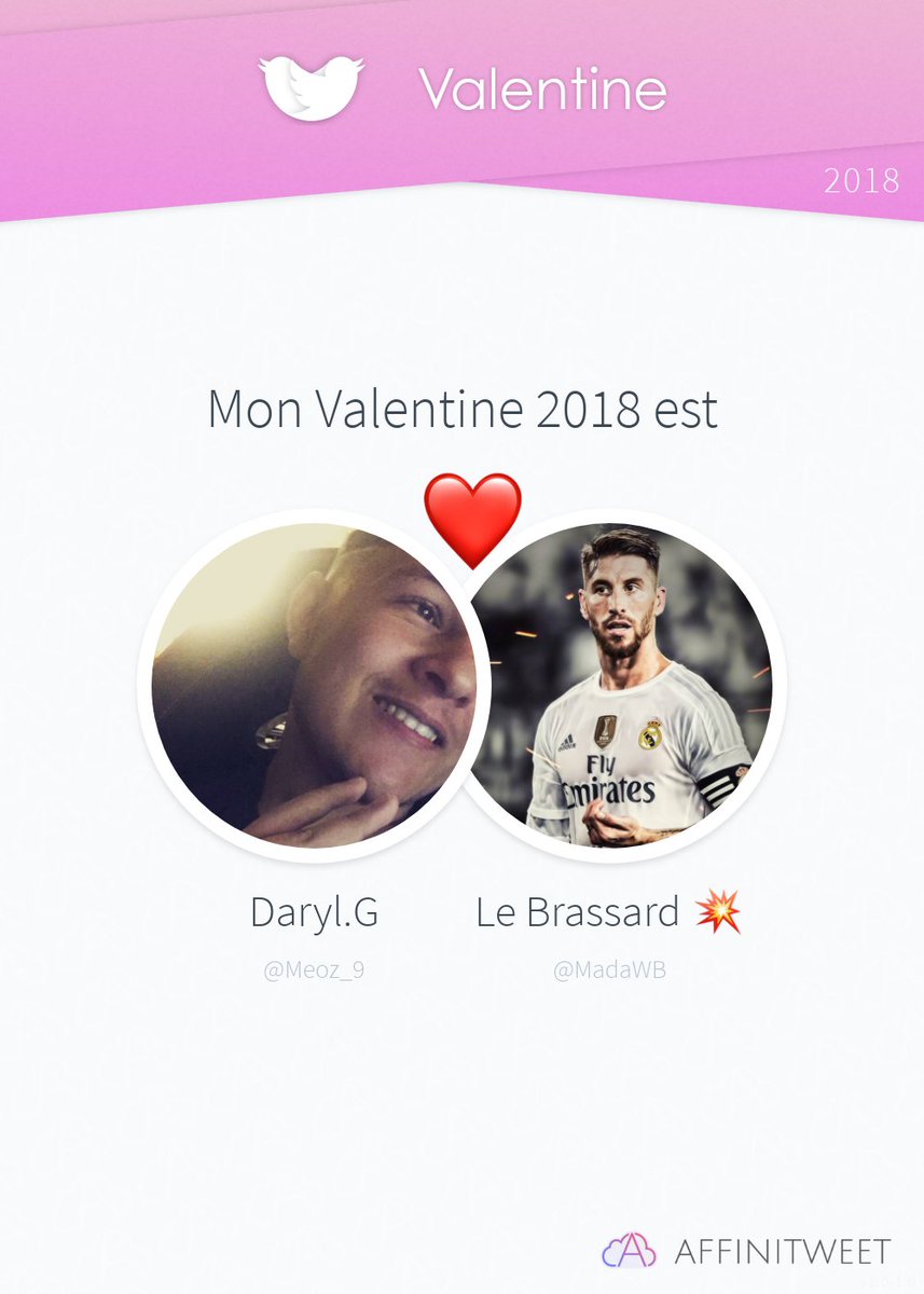 Meoz_9's tweet photo. #Affinitweet Valentine
Cette année tu es à moi @MadaWB ! ❤️
Et toi, avec qui te retrouveras-tu ?
via https://t.co/alnGZf5jdc https://t.co/gKBkM1usZy