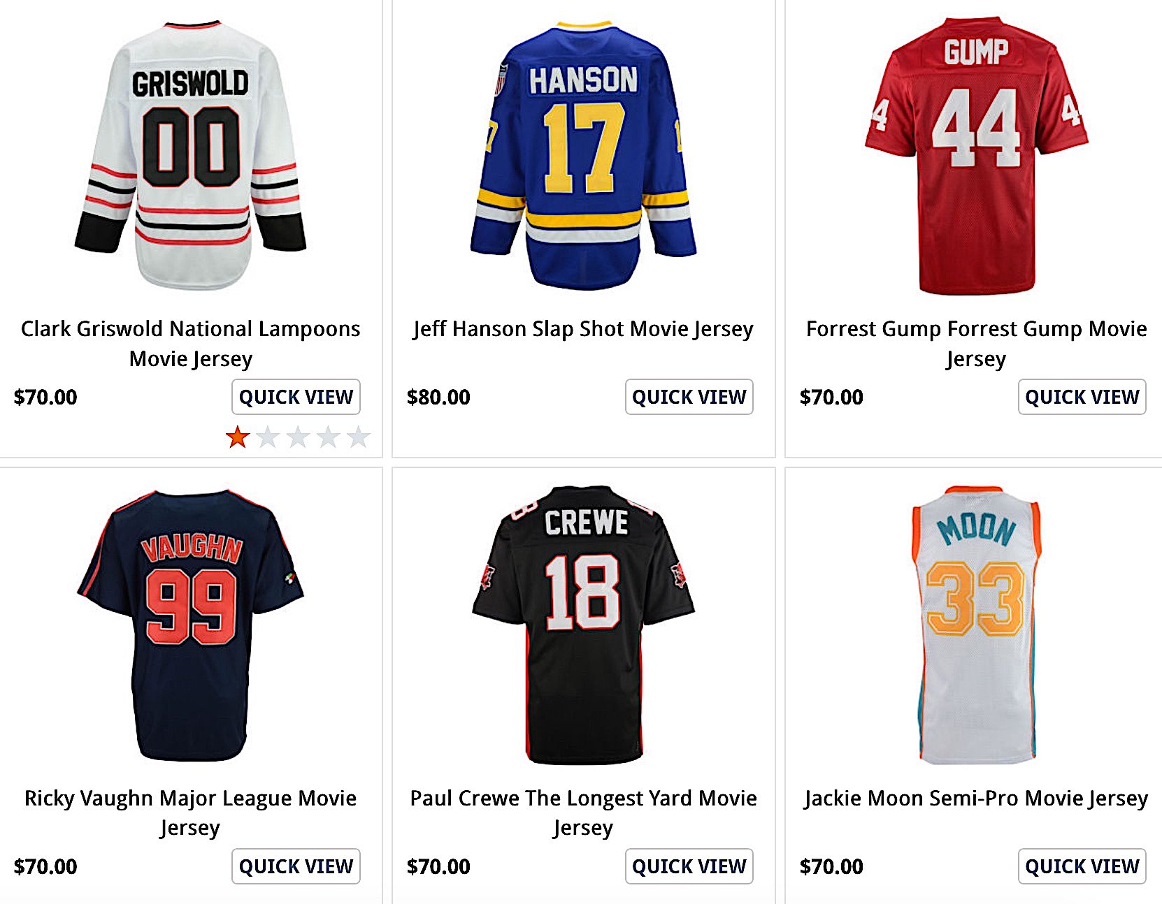 lids movie jerseys