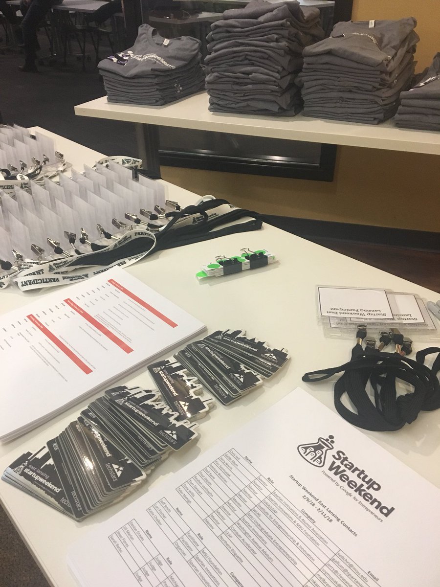 ChrisFSell's tweet image. East Lansing Startup Weekend is about to start!