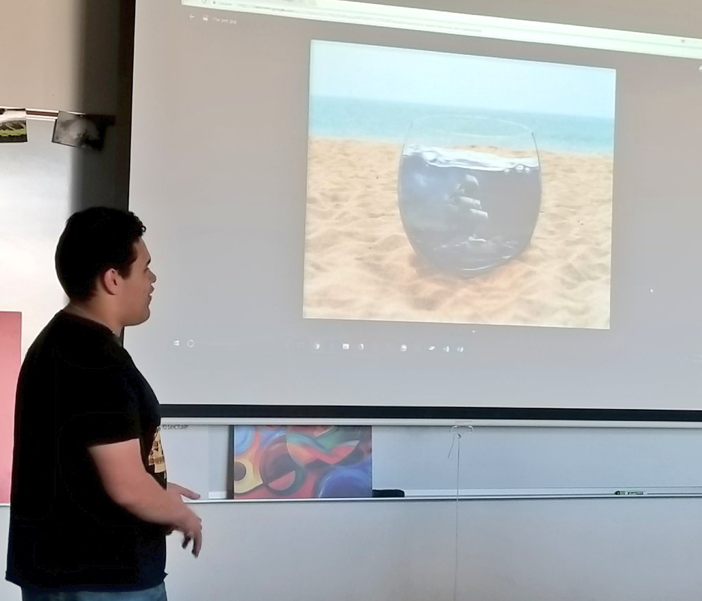 GTHSGraphics's tweet image. @CRYROP Graphic Design students present their Surrealism poster masterpieces @GrandTerraceHS. Using Photoshop tools, techniques and lots of creativity to make some surreal worlds! @ColtonJUSD @donnarobinsonc1