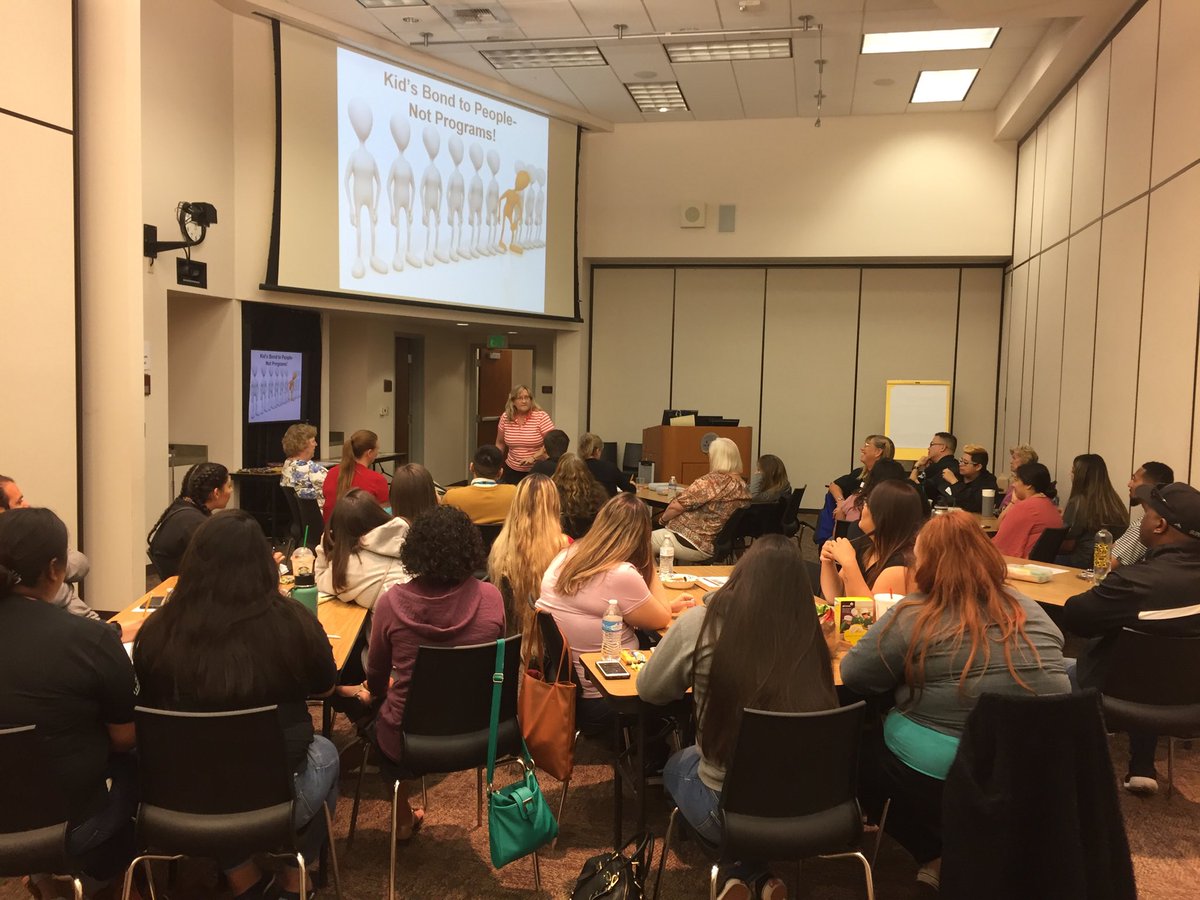 R9Liza's tweet photo. “Kids Bond to People— Not Programs!” Dr. Gale Gorke. #R9asp @RTAC_SDCOE  Come meet her at her training on Diversity and Inclusion on Mar 2 at SDCOE. Register at https://t.co/SUS9b2eQuX  #SDASES https://t.co/FDntNFIJc1