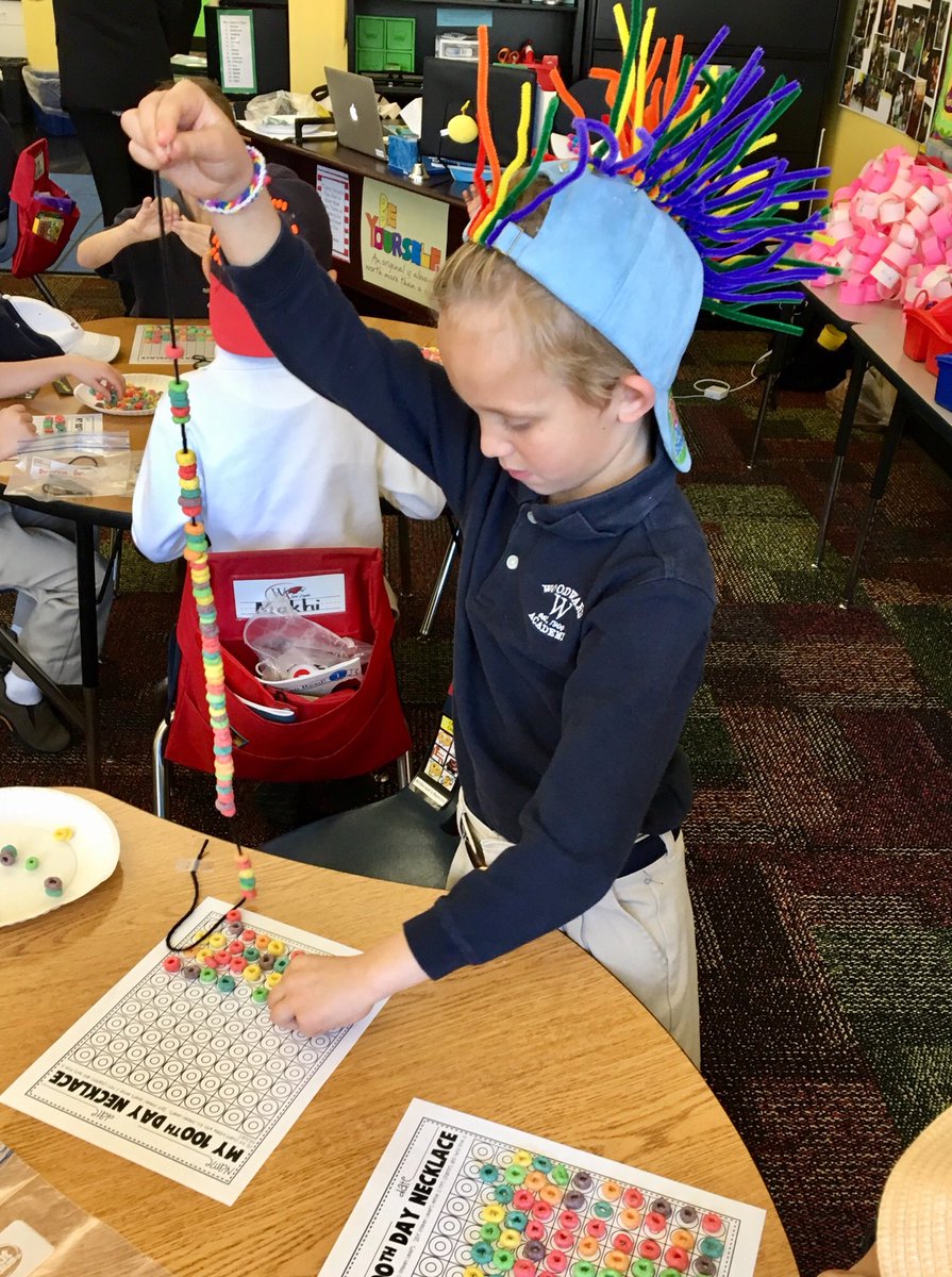 Frogadoodle1's tweet photo. Celebrating the 100th Day of School at the Primary School with lots of fun 💯 activities! #waprimary https://t.co/h0bMBPPzsl