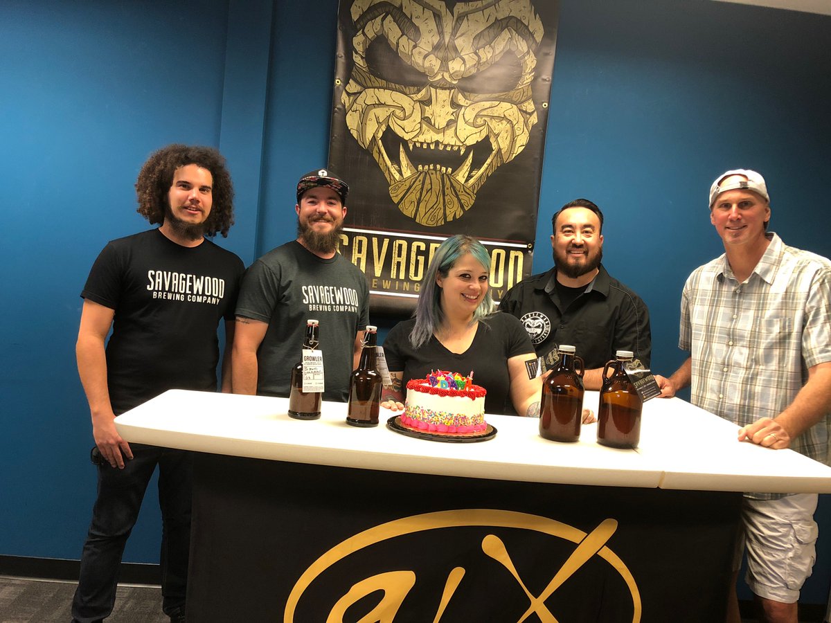 ICYMI: This week on <a href="/91XBeer/">91X Beer for Breakfast</a> we celebrated @DanielleMorning's birthday with <a href="/SavagewoodBeer/">Savagewood Brewing</a>! Check it out here!  91x.com/beer-for-break… #91X #BeerforBreakfast #SDBeer