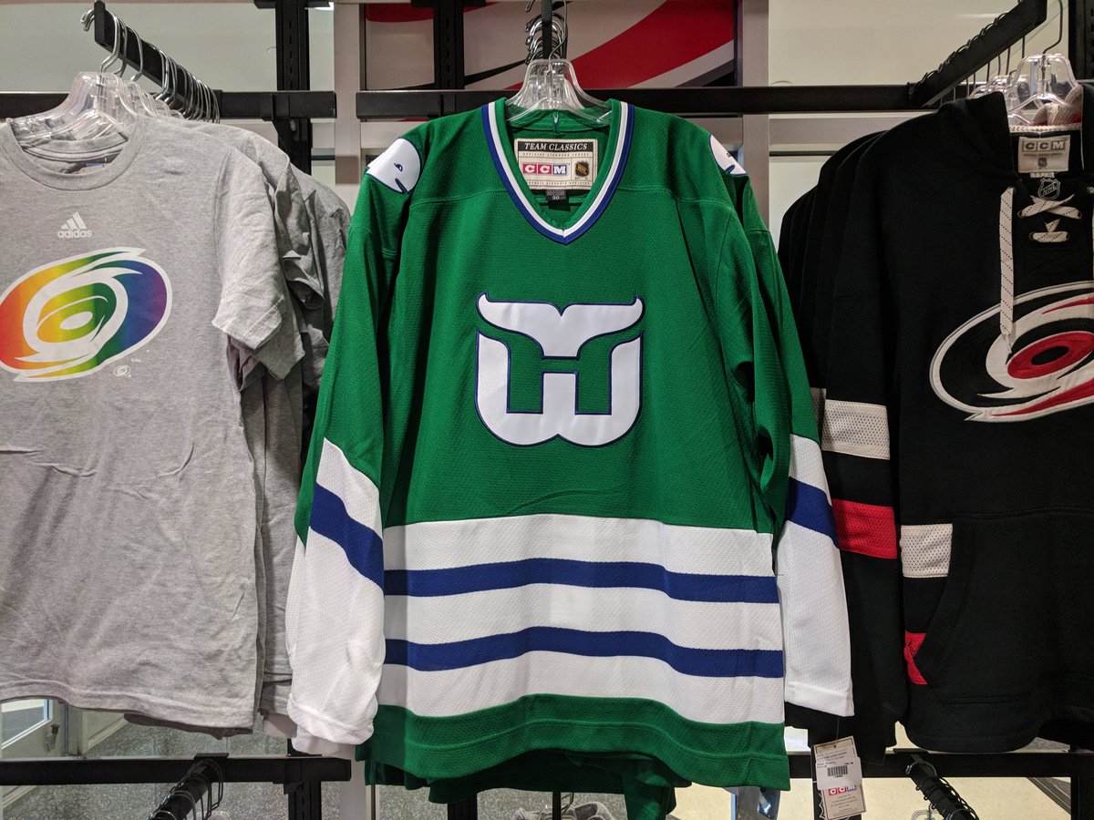 carolina hurricanes green jersey