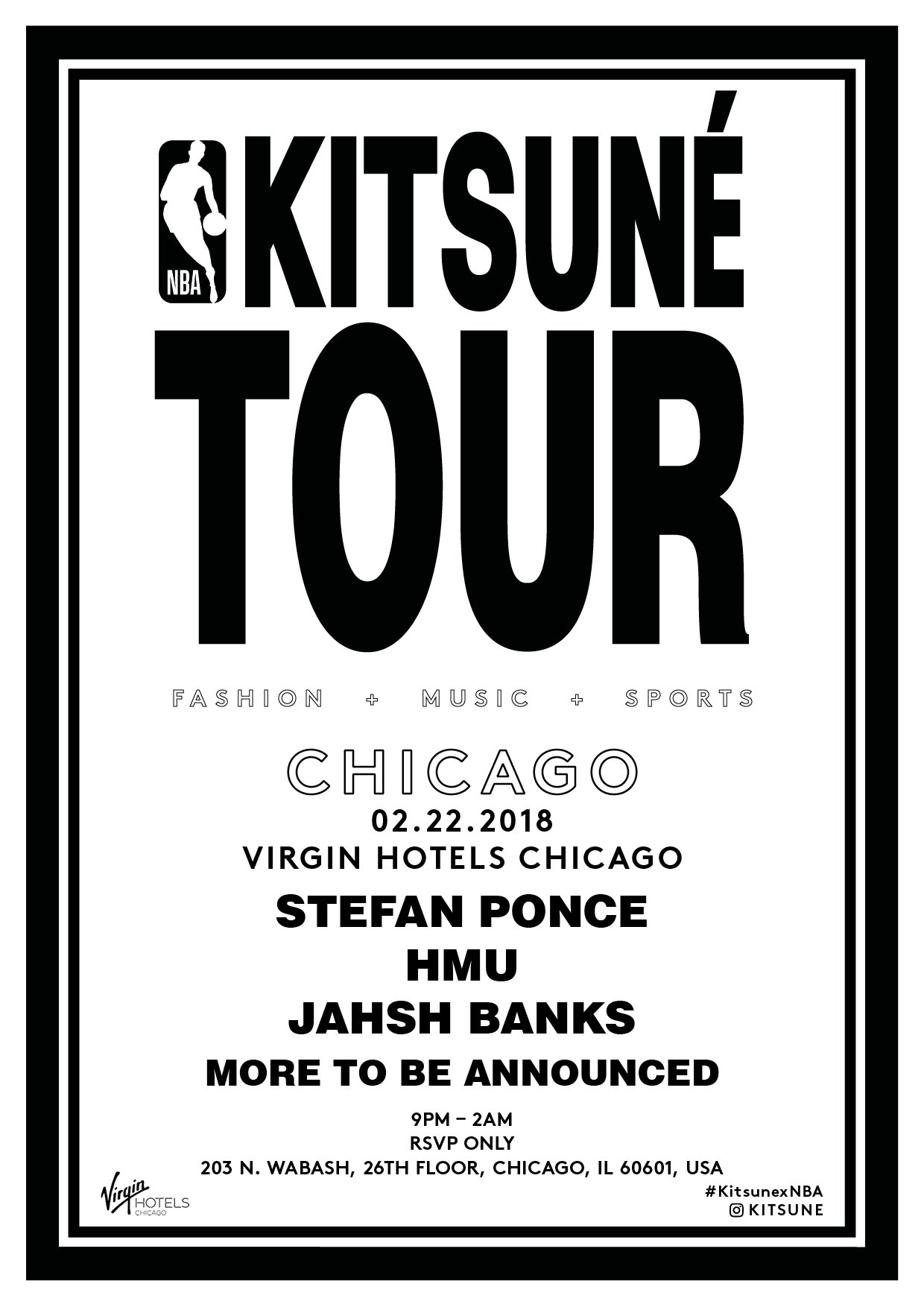Maison Kitsuné on Twitter "Chicago, here are the first names for our