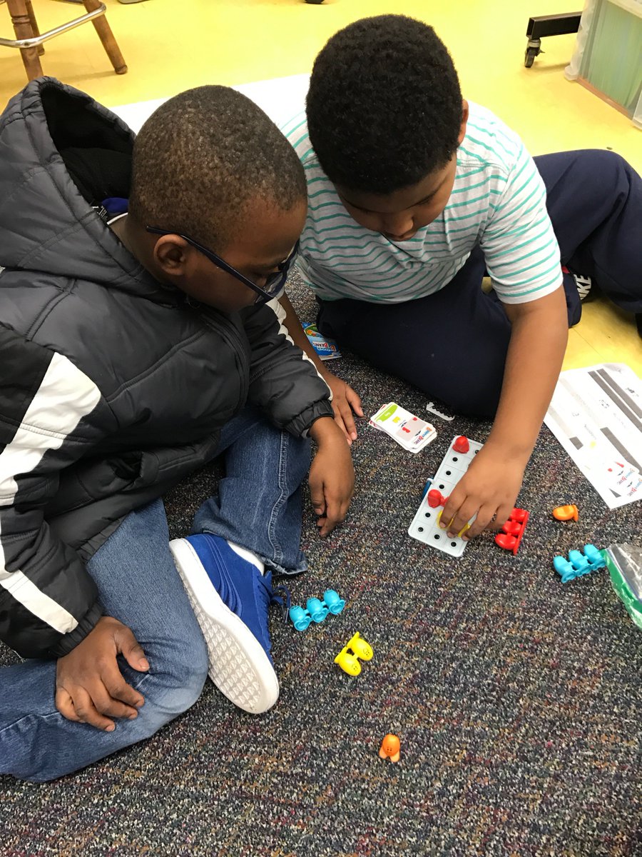 ChristanMartin5's tweet photo. "It's not just about weight... you have to consider placement too!" "This connects to simple machines!" "What you just tried gave me so much information!" Just a few comments from #CBG3rd graders while playing #BalanceBeans! @ccps_gifted @ThinkFun @HeningHornets https://t.co/haTKEL7TOp