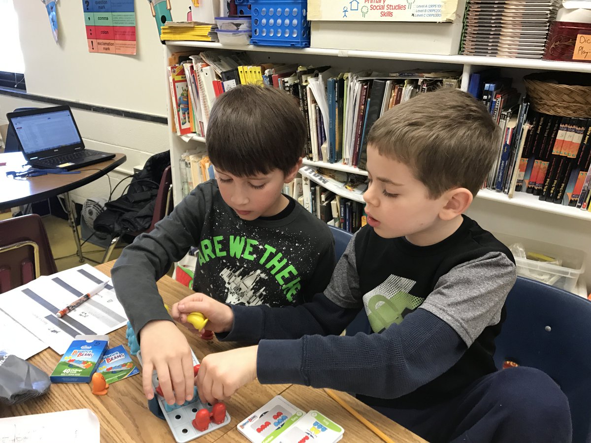 ChristanMartin5's tweet photo. "It's not just about weight... you have to consider placement too!" "This connects to simple machines!" "What you just tried gave me so much information!" Just a few comments from #CBG3rd graders while playing #BalanceBeans! @ccps_gifted @ThinkFun @HeningHornets https://t.co/haTKEL7TOp