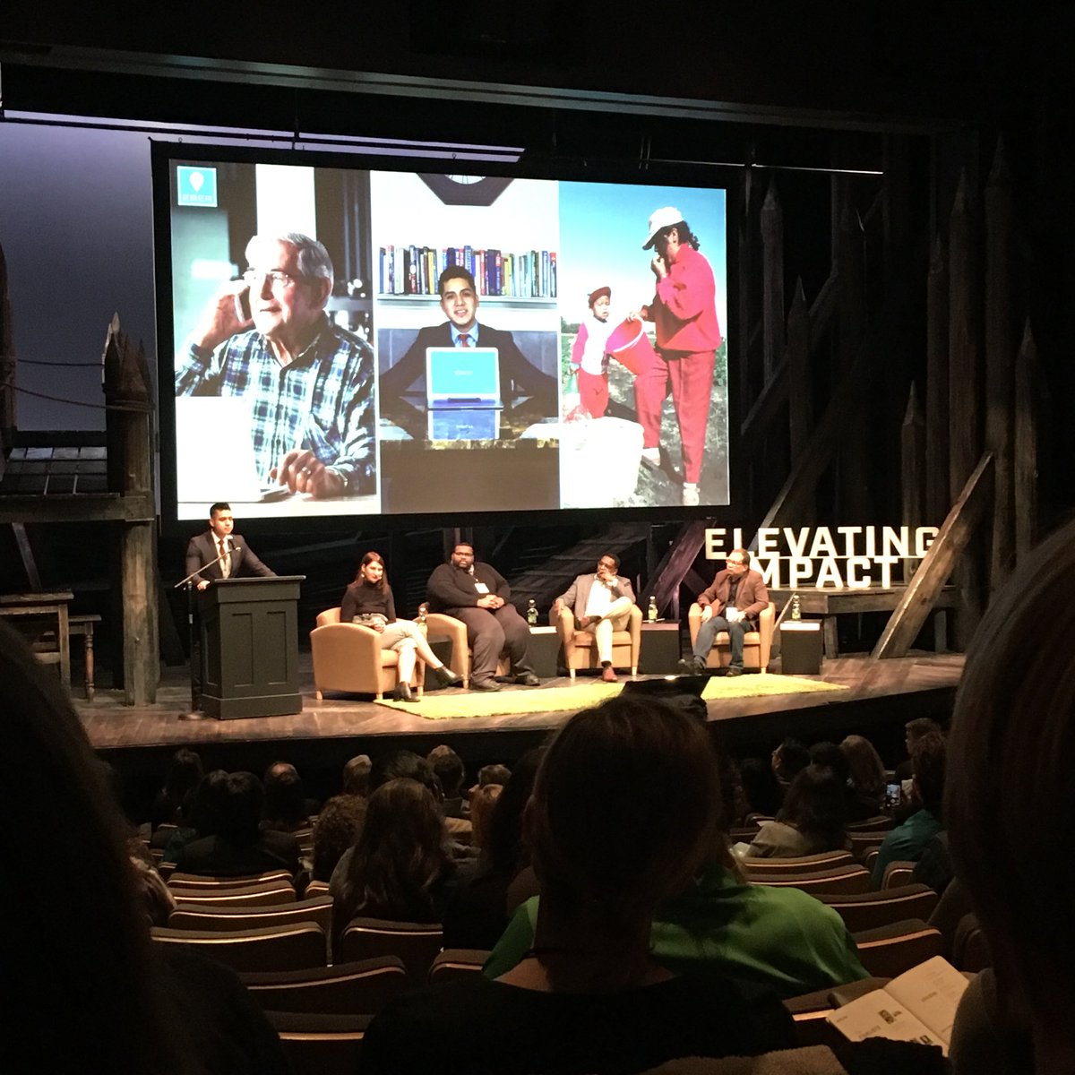 beintegrity's tweet photo. So fun to see a @pdxswlatino alum presenting in #ElevatingImpact pitchfest with an idea I believe sprouted at Startup Weekend! So cool. https://t.co/ZkCPICOIDe