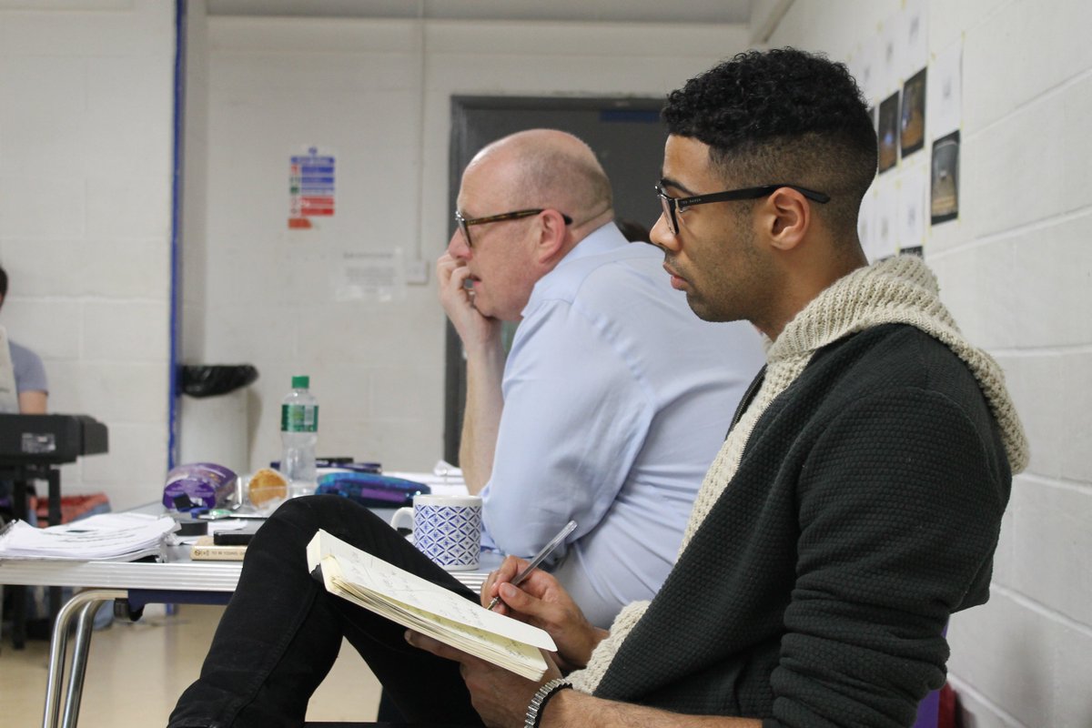 MountviewLDN's tweet photo. We're still in the midst of #ParadeMV but that doesn't mean we can't look ahead to our next show. #MuchAdoMV is coming to @Karamelmusicart on the 21st February and here is a look inside the rehearsal room. https://t.co/vhcp7P6DVu https://t.co/xBQD2SaeLP