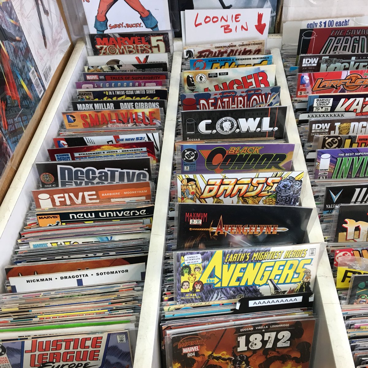 StrangeAdvDart's tweet photo. drop by and choose 5 comics from our #buckbin for FREE !! #whilesupplieslast #HappyValentinesDay #allmonthlong https://t.co/7TtZEnLtMW