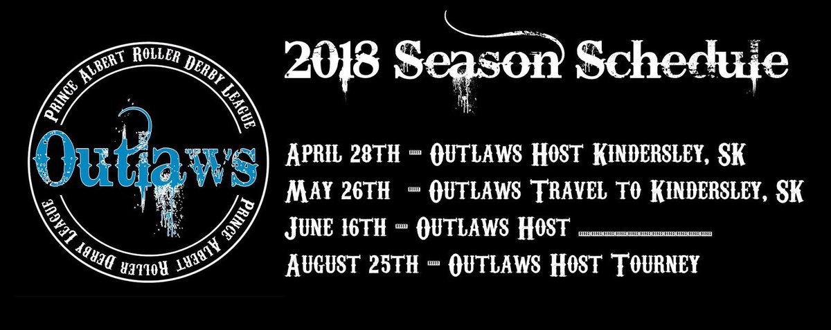 OutlawsPARD's tweet photo. Check out our 2018 season! Updates to come! Follow us on Twitter, Instagram, and Facebook to keep up to date! https://t.co/8kzAJ9MmUM