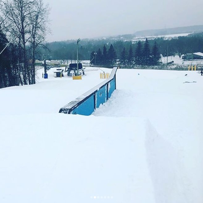 glen_eden's tweet photo. The terrain park is open and Recreation Operations Lead, Cam McMaster, got some awesome shots of our new features! 🏂⛷ #myge #geparks #gleneden #skiing #snowboarding https://t.co/x8SLNScdGN