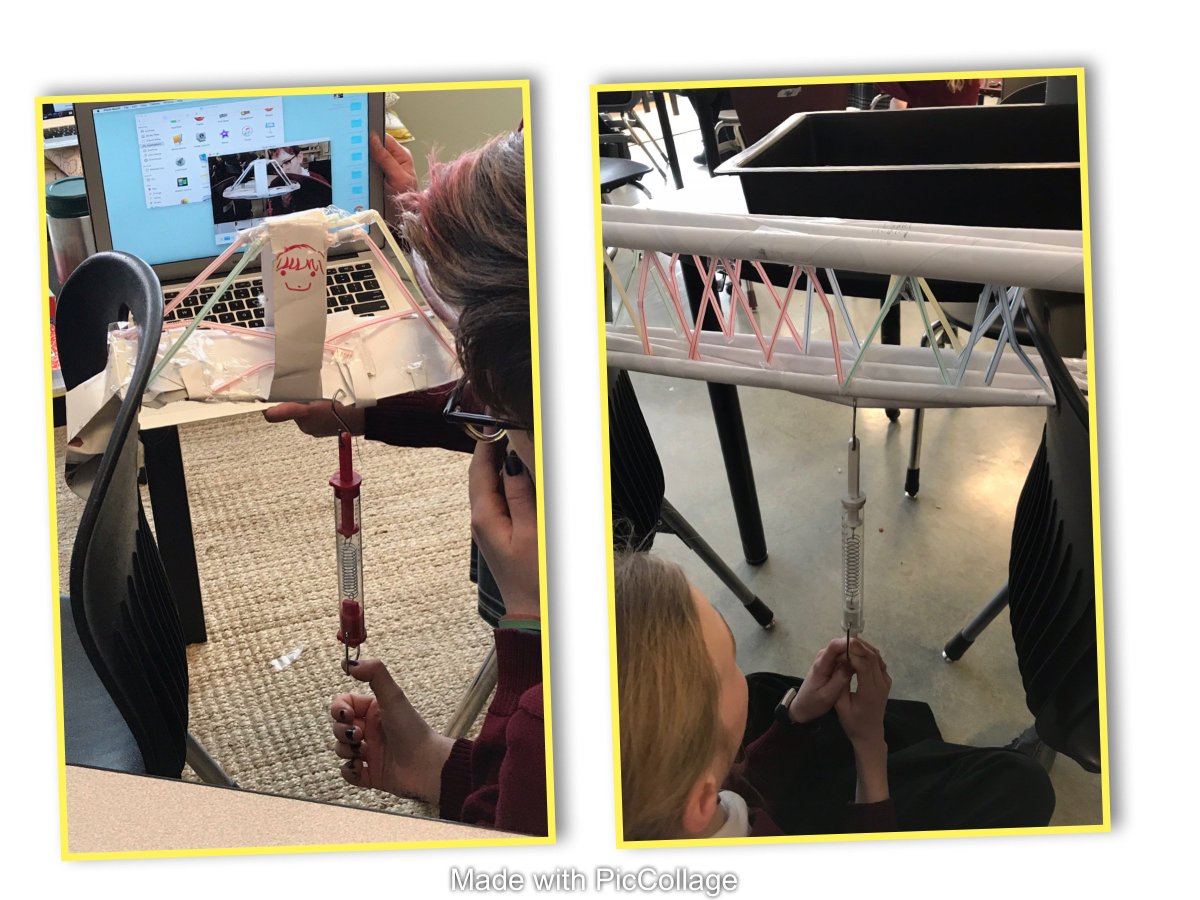 MrsColleenParks's tweet photo. Build it and then Break it! Testing the structural strength of our designs @CalGirlsSchool #designthinking #abed https://t.co/2MwXK3eV6g