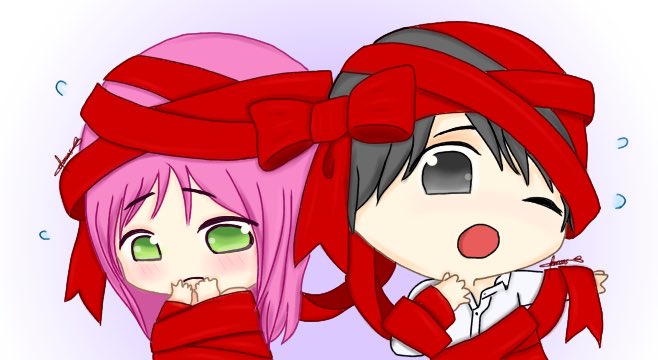 aijima_cassie's tweet image. Happy (better late than never) Birthday Saeki and advance Valentine’s Day to you both! @Takamasa__Saeki and @_mythphoenix_ 😊 

Base credits to: @.Alico1582