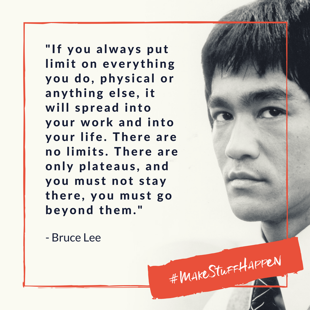 There are #NOlimits to what you can do. Get this into your head and #makestuffhappen. 

#FridayFeeling #Limitless
