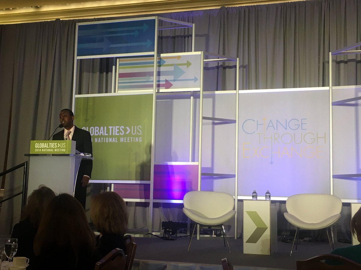 Our mantra is simple: it takes an idea to defeat an ideology. Isis is an ideology. So what can we use to help our communities fight the new global order taking our youth? We promote our democracy, our values &amp; beliefs. We compete as citizens. #ExchangesMatter #GlobalTies2018