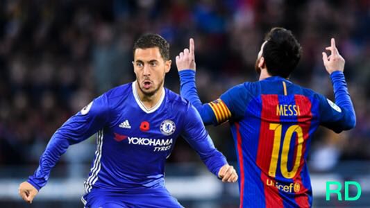 oficial__RD's tweet photo. Eden Hazard cuando le preguntaron por el duelo vs FC Barcelona:
“Tienen a un tipo que no es de este mundo. Es distinto, un superclase.” https://t.co/VCfx8CZLKa