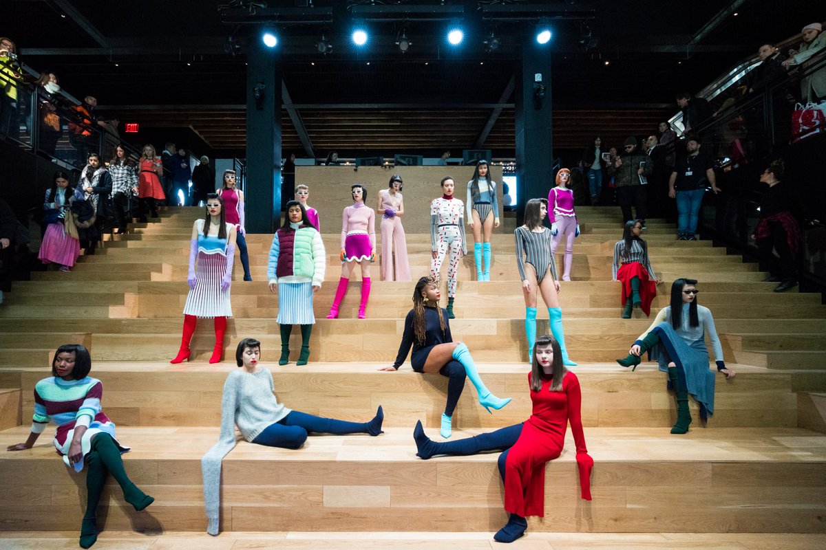 GirlsWhoCode's tweet photo. Not all coders wear hoodies! PH5 featured Girls Who Code alumni in their #NYFW presentation yesterday, showcasing the intersection of code and fashion. https://t.co/KzWOGmWnDG https://t.co/wXVMlE3POw