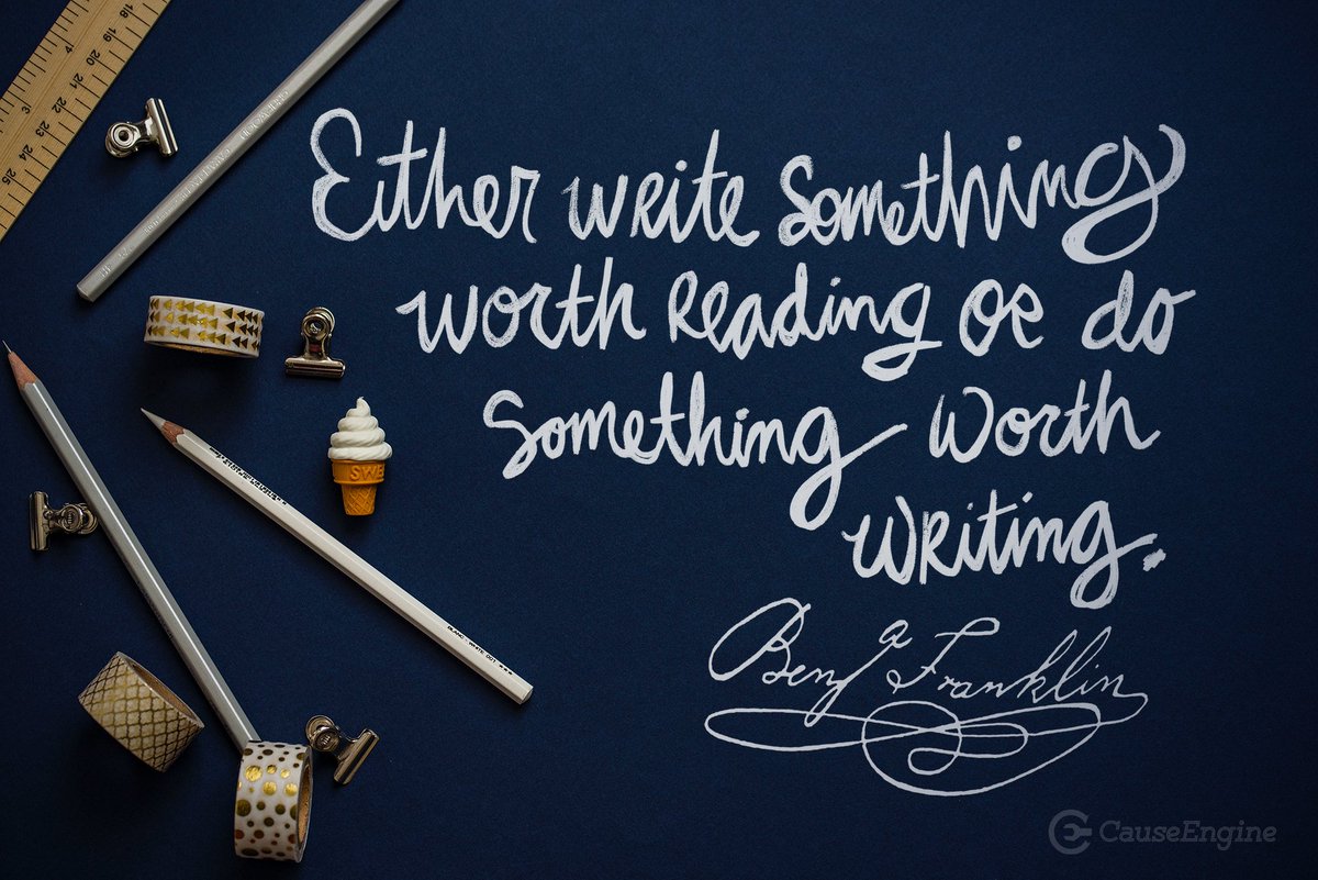 Wrapping up the week talking about Annual Reports.
Let's make those Annual Reports rock. We got your back if you need the extra hands and creative eyes to make it happen. #wegotyourback #annualreport #benjaminfranklin #quote #friday