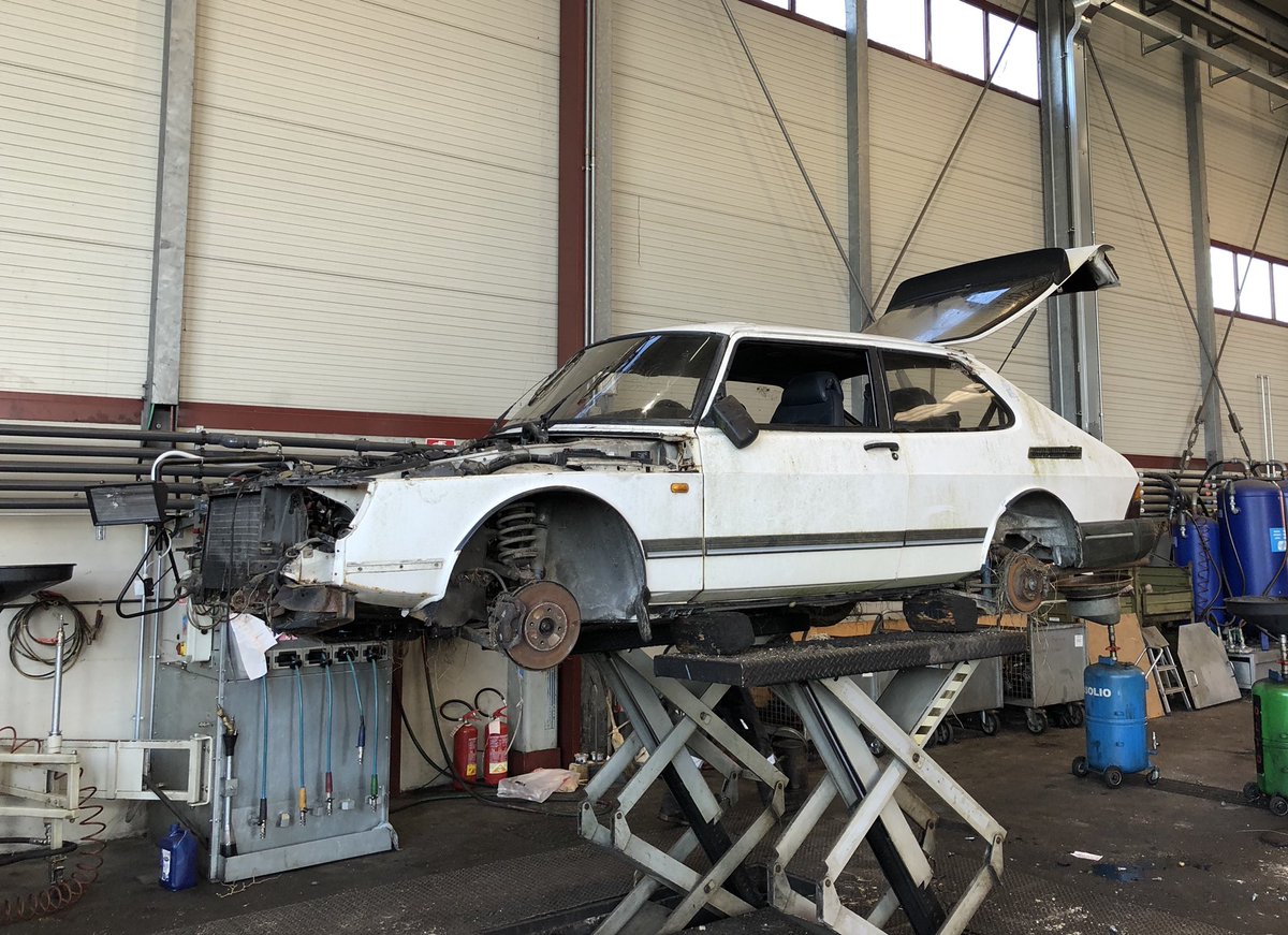 Smontaggio e demolizione , #saab 900 #turbo 16v