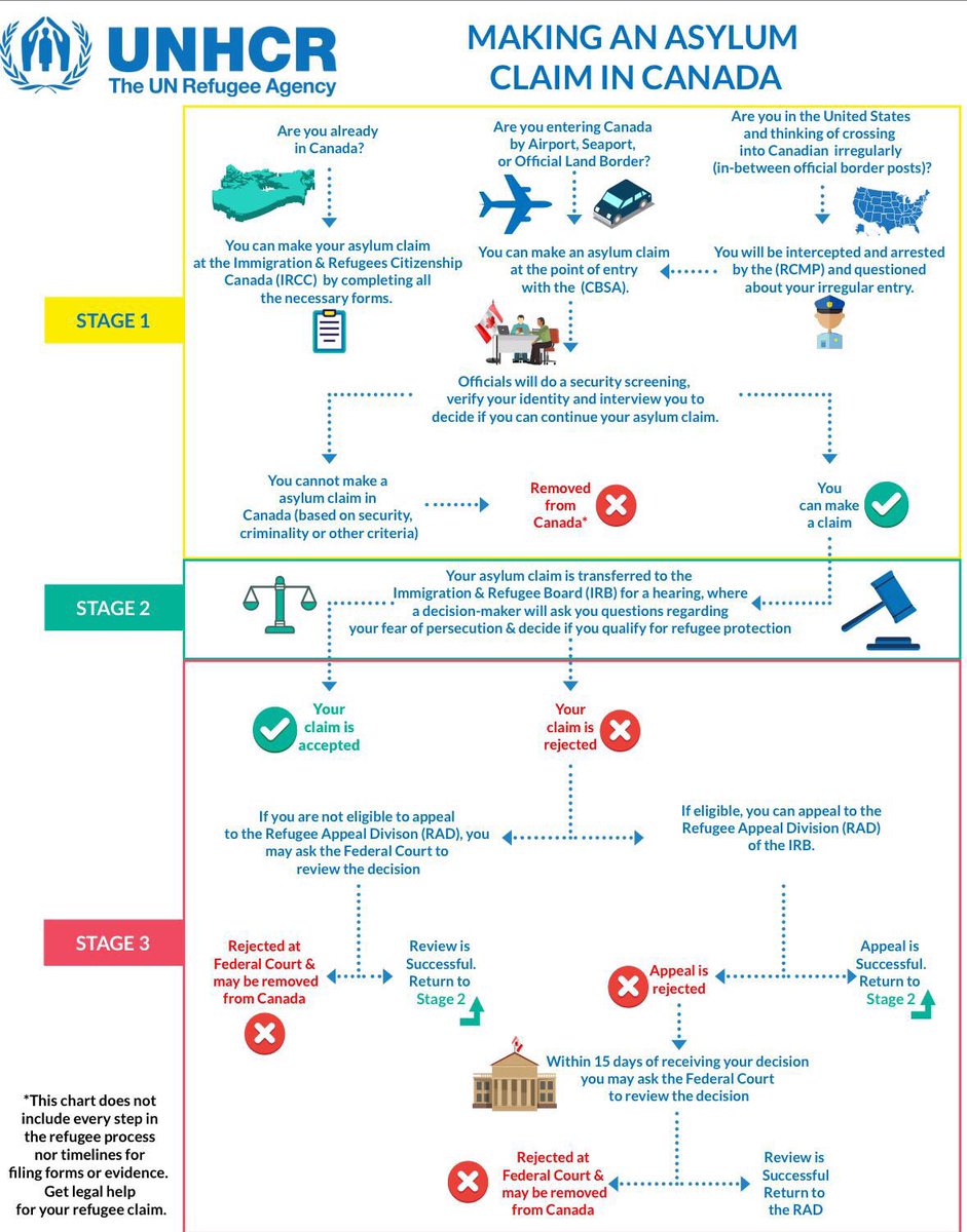 Asylum Process Flow Chart