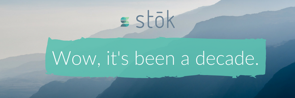 teamstok's tweet photo. stok is 10! Read our decade in review on our fresh new website: https://t.co/eavIc0Om9F https://t.co/pXoBydXEXq