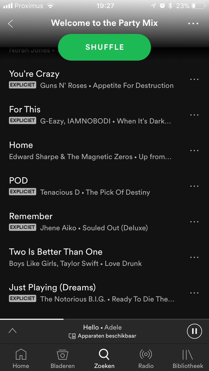 joristi's tweet photo. Apparently Sonos made a playlist for the Apple HomePod launch… on Spotify. https://t.co/0CGQuuCRGs