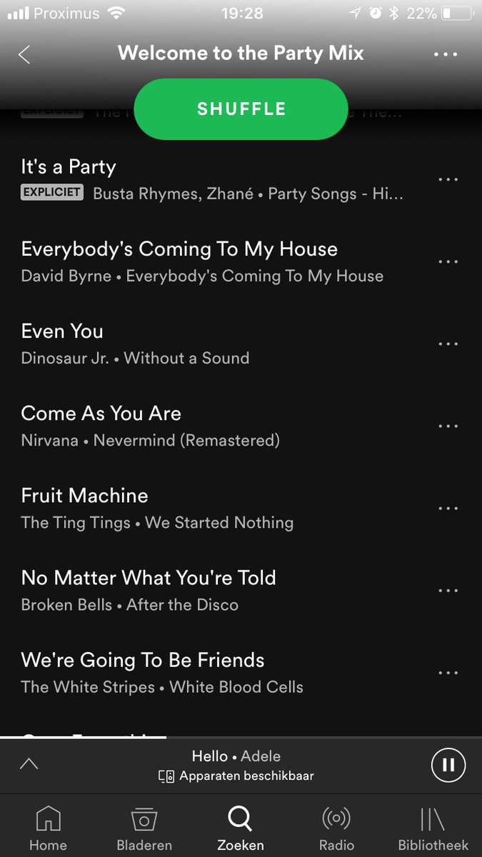 joristi's tweet photo. Apparently Sonos made a playlist for the Apple HomePod launch… on Spotify. https://t.co/0CGQuuCRGs