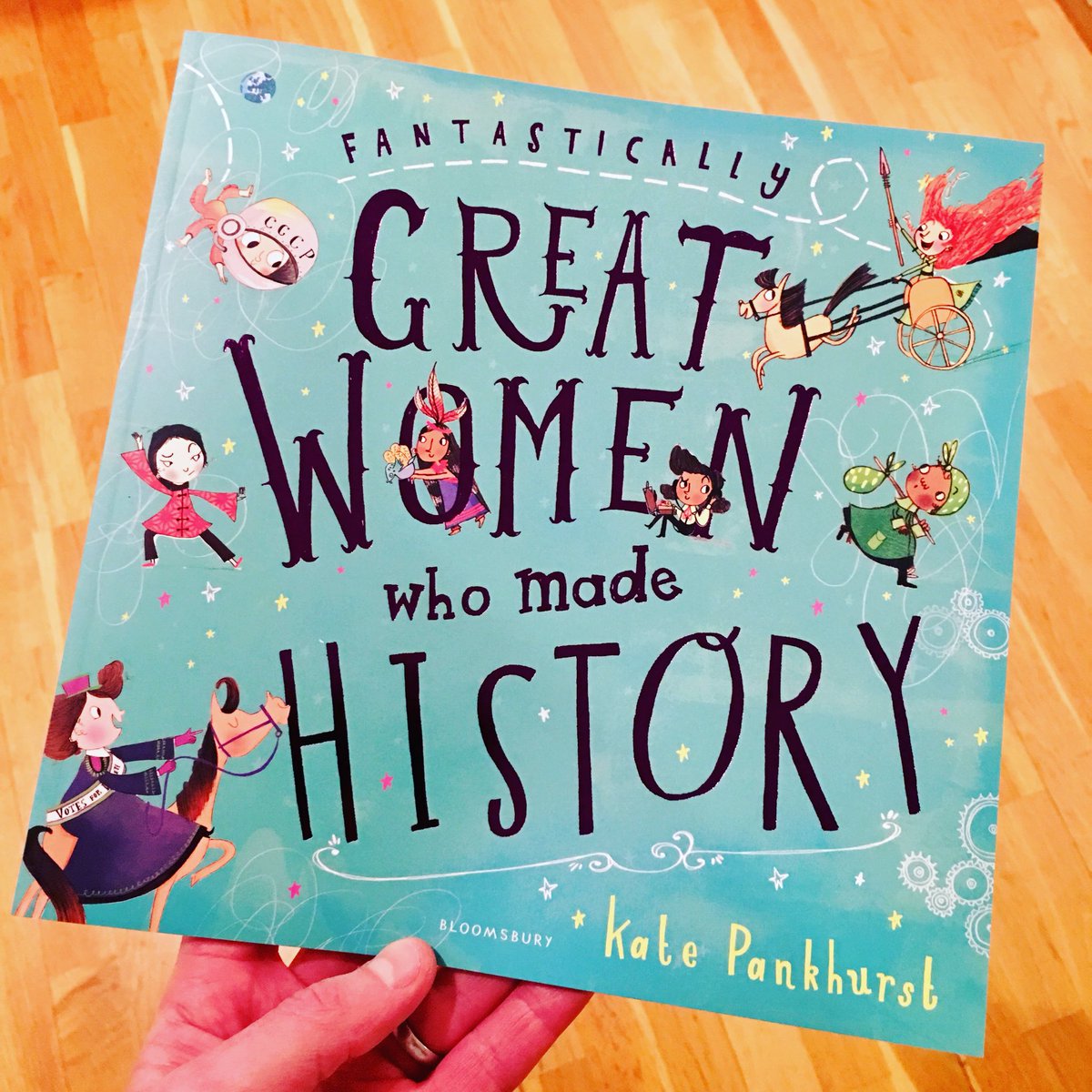TipsForNewDads's tweet photo. A lot of excitement for tonight’s story time as “Fantastically Great Women Who Made History” has finally arrived, from the talented @KateisDrawing. Mia and William are  very excited to hear more about Valentina Tereshkova (first woman in space) 🚀 #girlpower #inspirationalwomen https://t.co/frUbzvR9Dn