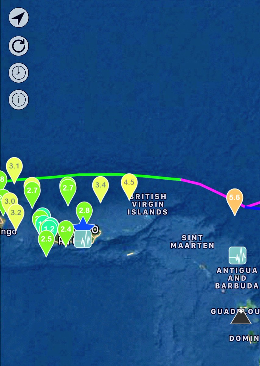 TemblorPR's tweet photo. #TemblorPR ALERT After moderate #EarthQuake NE of the region. Possible #BeforeShock #ForeShock https://t.co/FVniBU9van