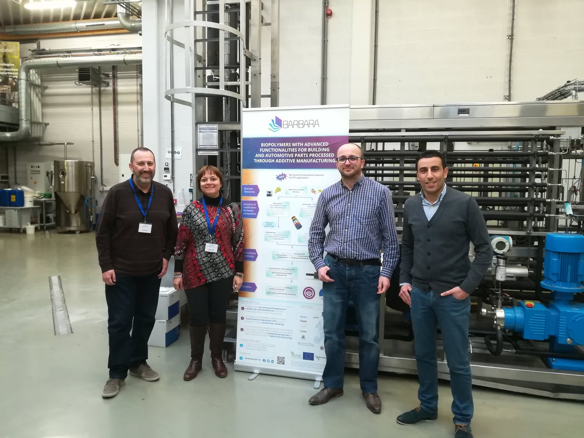project_barbara's tweet photo. NANOBIOPOL Team was the last week in CELABOR to clarify technical points and exchange further information. This meetings enhance the project progress #barbaraproject @barbaraproject https://t.co/fbduJJXNMR