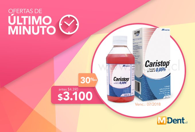 mdentcl's tweet photo. 🤑🤑 ¡Nueva Oferta de último minuto! 🤑🤑
Botella de CARISTOP 0,05%, 250ml. con 30% de descuento!
No dejes pasar esta oportunidad. Consulta en nuestro CallCenter 📱 2 2795 8900 o visita nuestras sucursales. ¡TE ESPERAMOS!
#MDent #OfertasMDent #OFERTAS #Caristop #DentistasChile https://t.co/k0E9EwSFyV