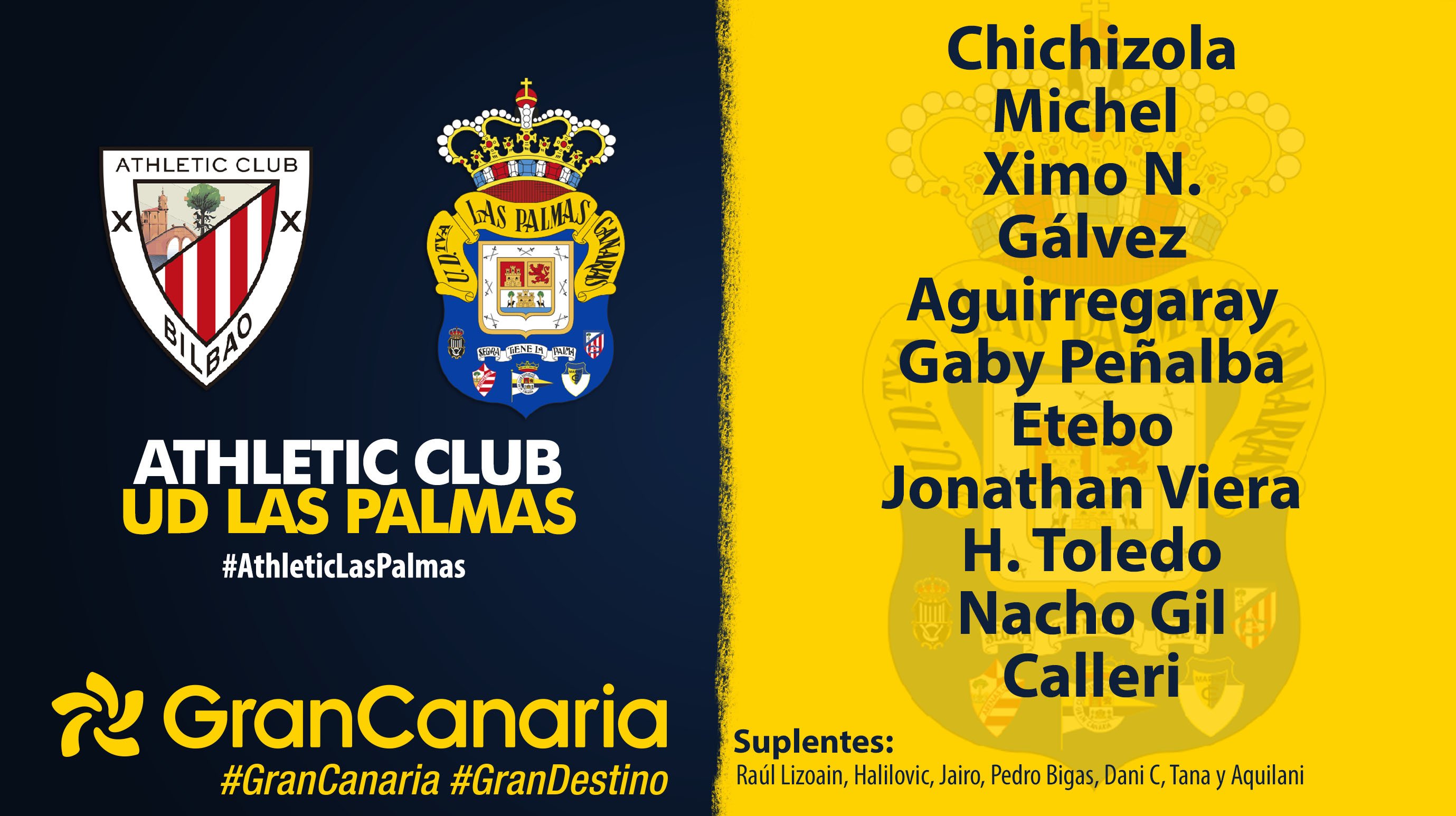 Consejo padre campeón UD Las Palmas on Twitter: "¡Nuestro once para el partido de hoy!  #AthleticLasPalmas ¡#VamosUD! https://t.co/ttKUIx42e6" / Twitter
