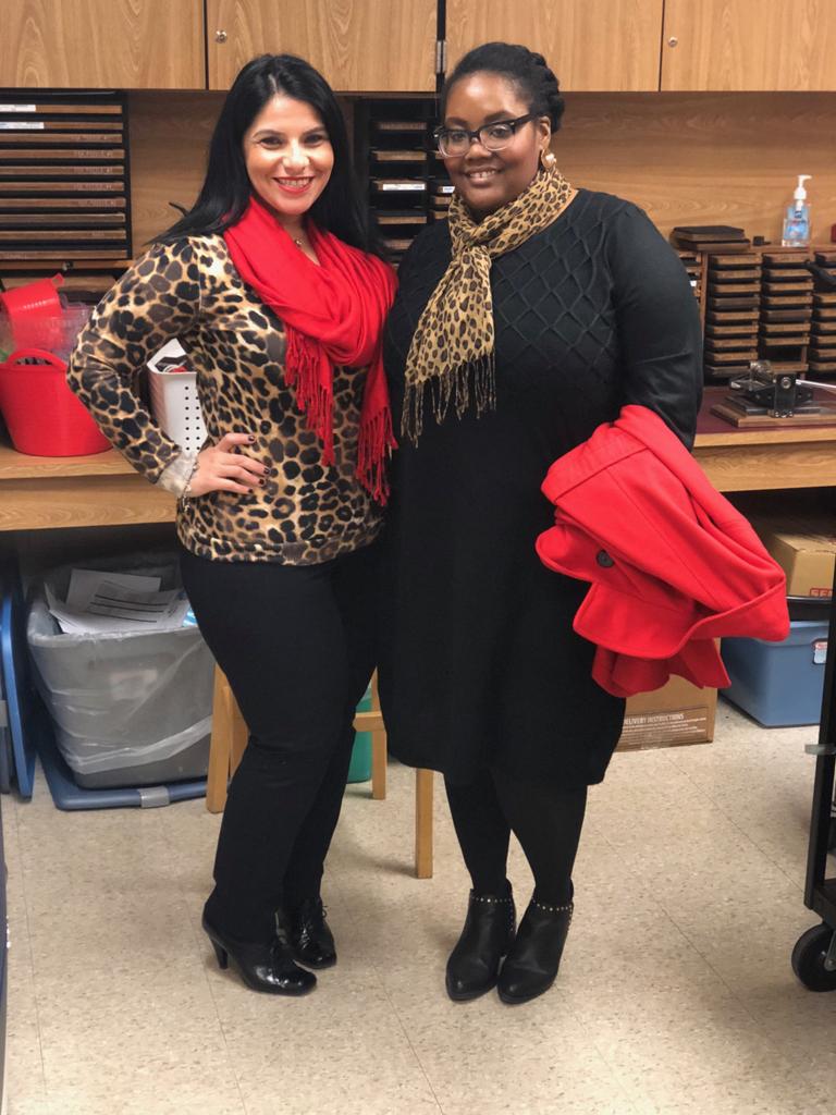 Nochoa_edu's tweet photo. Not only do we agree with ELA curriculum but we also surprisingly coordinate our outfits. Great minds think alike! @ArtishaHolmes https://t.co/jDANzc73XO