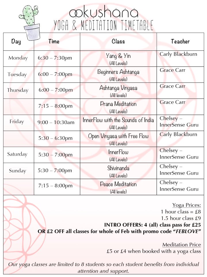 Saturday night alternative, InnerFlow Yoga 5.30pm. Join us 😊