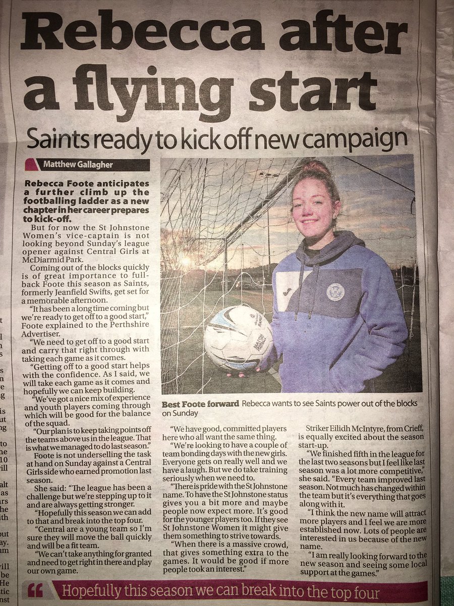 perthacademype's tweet photo. #formerPA
Good luck to the @stjohnstoneWFC team this season https://t.co/yUOw5MeZJB