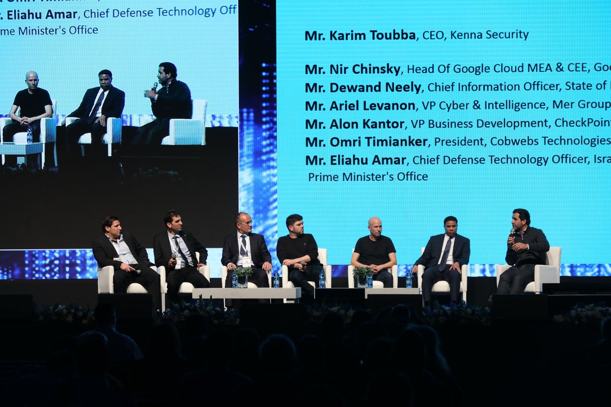KennaSecurity's tweet photo. Scenes from last week's panel at #cybertechisrael feat. @KarimToubba as lead speaker. #Cybertlv18 @ID_Cybertech https://t.co/vYcalCWG5b