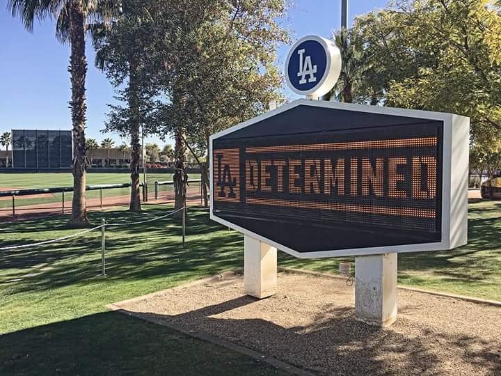 MLBDodgersball's tweet photo. Camelback Ranch - Glendale is ready.

#DodgersST | #LADetermined https://t.co/9PV0XoIPxa