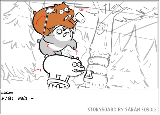 New WE BARE BEARS episode "I AM ICE BEAR" premieres tonight at 7pm @cartoonnetwork . I guarantee this is weird to watch ?❄️?? 
