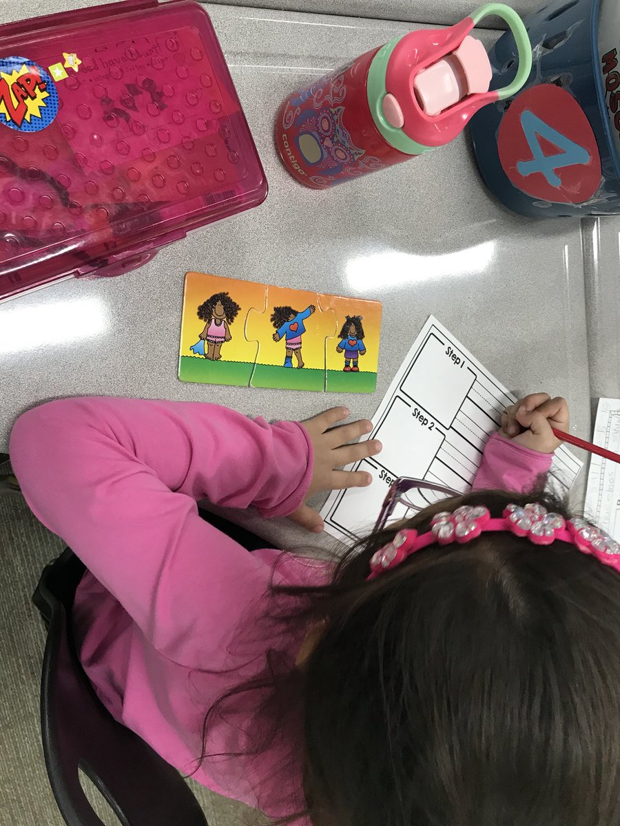 Mariamay33's tweet photo. My wonderful students working on “how to books”.
Using sequencing puzzles as well to understand sequencing on how to....,. https://t.co/RBLlQm2sml