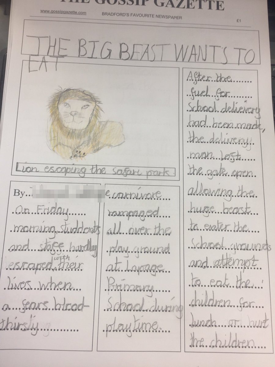 mrsklfletcher's tweet photo. @RuthMiskinEdu Life as writing lead for Literacy and Language in my school is amazing - especially when I’m reading journalistic recounts like these in my class! What a journey we’ve been on as a school since September! #year4writing #literacyandlanguage https://t.co/UrjhY90xmu