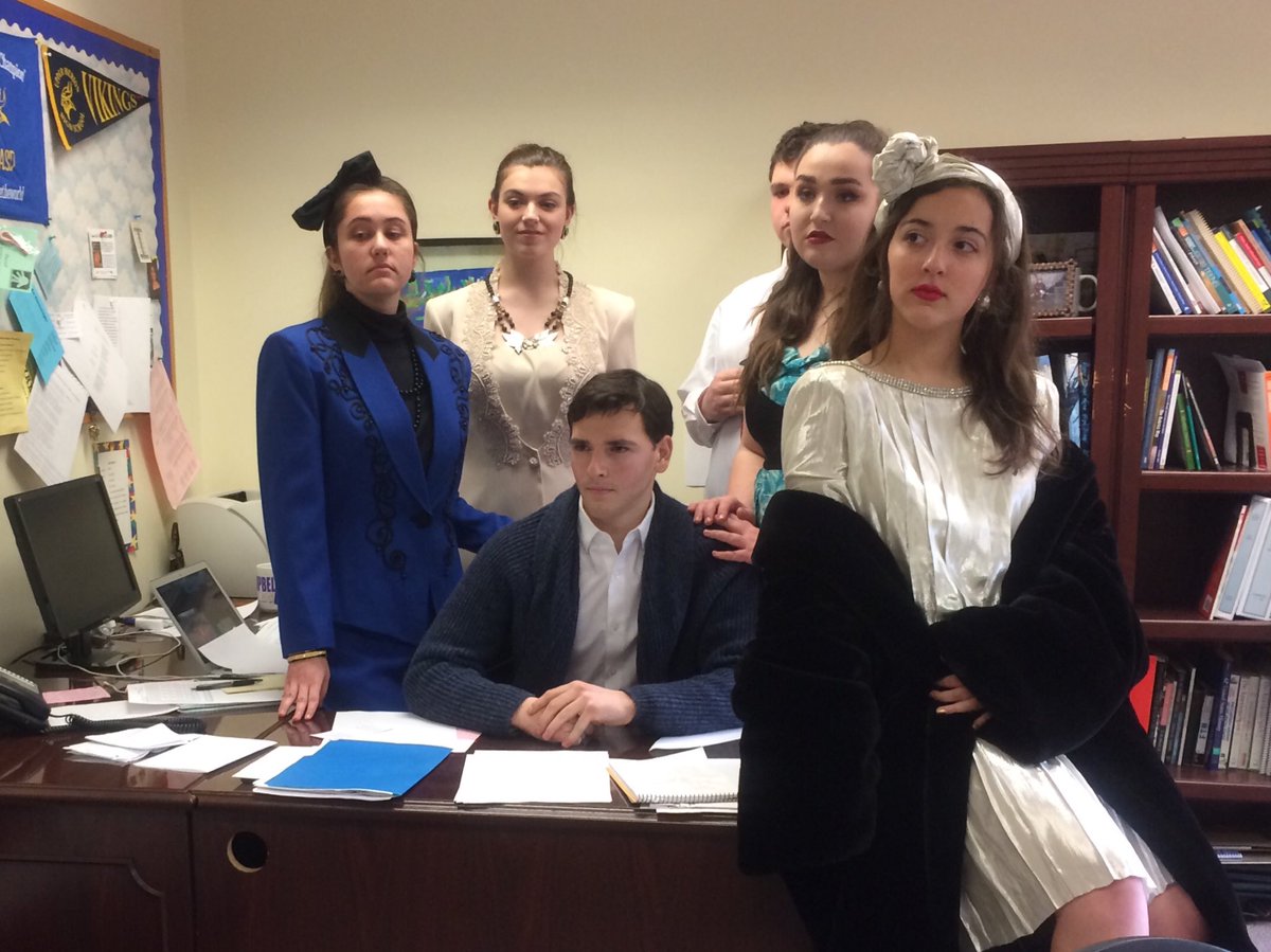 This cast looks like they belong in my office more than I do. I can’t wait to see the spring musical, Urinetown. March 8-11. Don’t miss it!