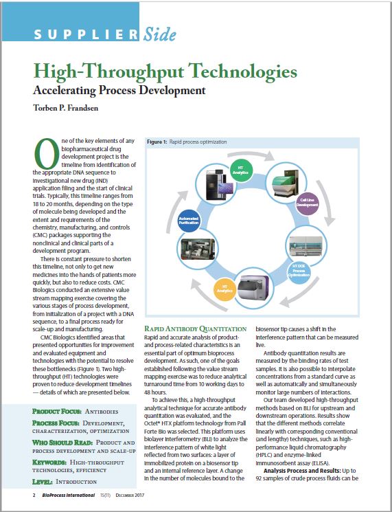 Are you interested in a free @BioProcessIntl #whitepaper on #accelerating #bioprocess timelines? Follow @AGCBiologics.