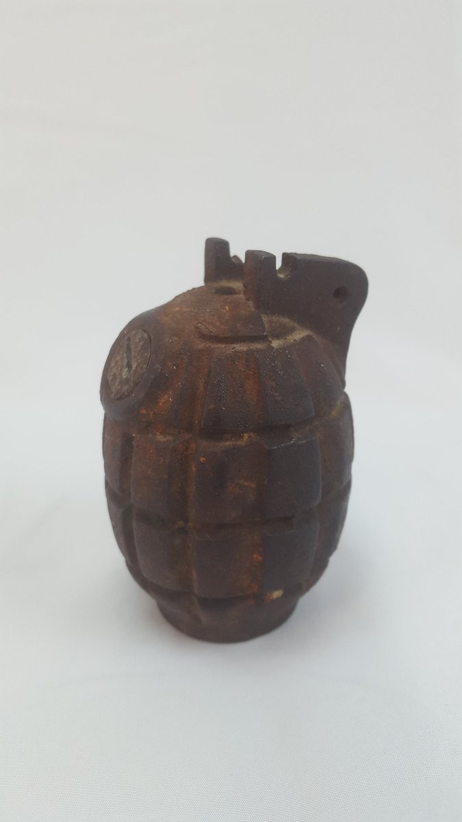 WW2_Collection_'s tweet image. 1943 British Mills Bomb Hand Grenade.
