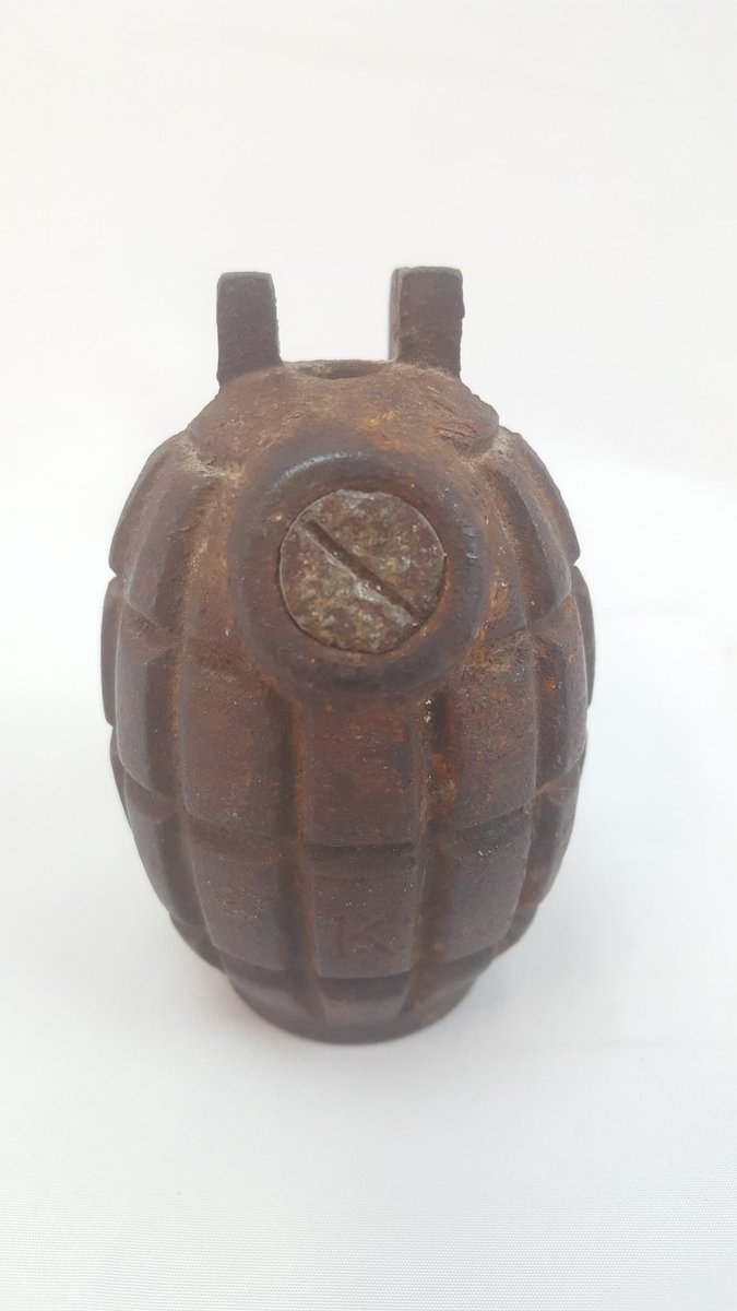 WW2_Collection_'s tweet image. 1943 British Mills Bomb Hand Grenade.