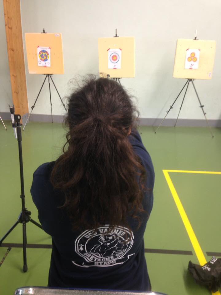 Chaudru_'s tweet photo. Découverte #boccia #sarbacane #tirlaser pour les étudiants #stapsAPA à UCO-BS d'Arradon (56) #cdh56 #handisport https://t.co/UH6w5FTtQr