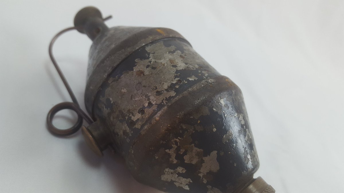 WW2_Collection_'s tweet image. WW2 German 343D Danish Inert Hand Grenade.