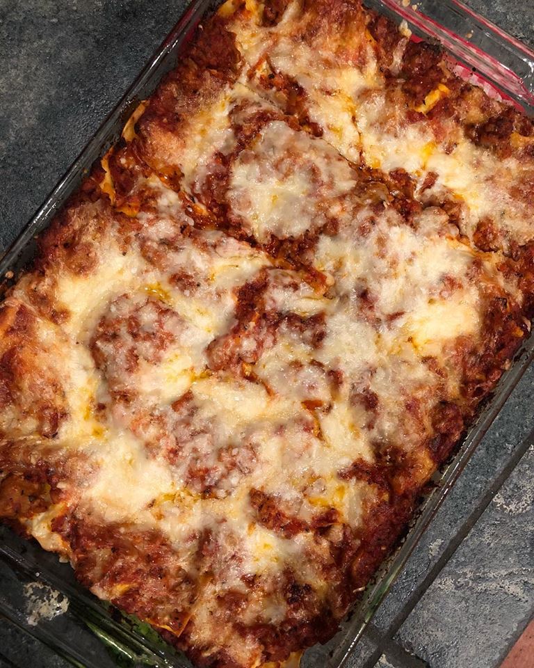 You’re looking at handcrafted lasagna made with our Foggy Morning and Loma Alta cheese then topped with shredded Nicasio Reserve! #bestlasagnaever #nicasiocheese #nicasiovalleycheese #bestdinner #organiccheese #lasagna